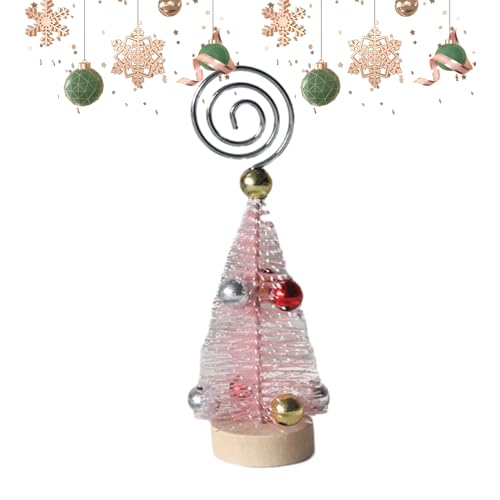 Weihnachtsbaum-Notizhalter | Weihnachts-Foto-Memo-Halter aus Holz | Kartenpräsentationszubehör für Esstisch, Couchtisch, Nachttisch, Schlafsaal, Arbeitstisch Hmltd von HMLTD