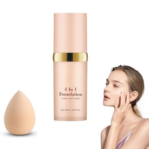 Imaginaryl Makeup,Imaginaryl Foundation,Foundation 4 in 1 - Light Spectrum,Full Coverage Concealer Makeup for All Skin Types,Achieve Flawless Skin Natural Finish (1Pcs) von HMLVRA