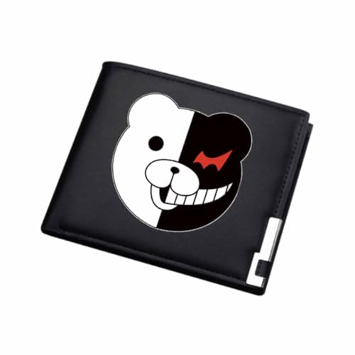HMRGLMIE Danganronpas Triggers Happys Havocs Monokumas Anime Characters Wallet Slim Bifold Wallets Multi Purpose Coin Purse Foldable, Mehrfarbig, Einheitsgröße von HMRGLMIE