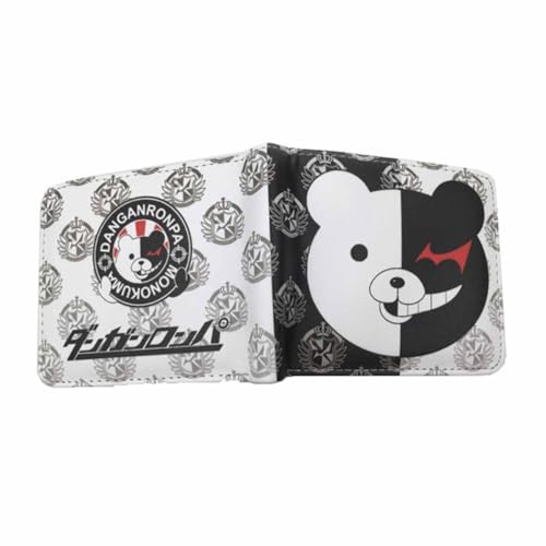 HMRGLMIE Danganronpas Triggers Happys Havocs Monokumas Anime Characters Wallet Slim Bifold Wallets Multi Purpose Coin Purse Foldable, Mehrfarbig, Einheitsgröße von HMRGLMIE