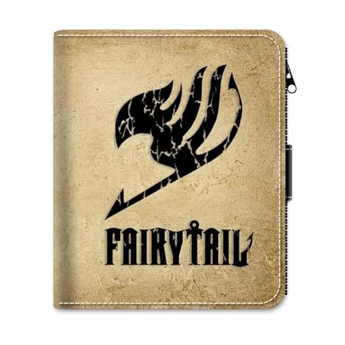 HMRGLMIE Fairys Tails Anime Characters Wallet Slim Bifold Wallets Multi Purpose Coin Purse Foldable, Mehrfarbig, Einheitsgröße von HMRGLMIE