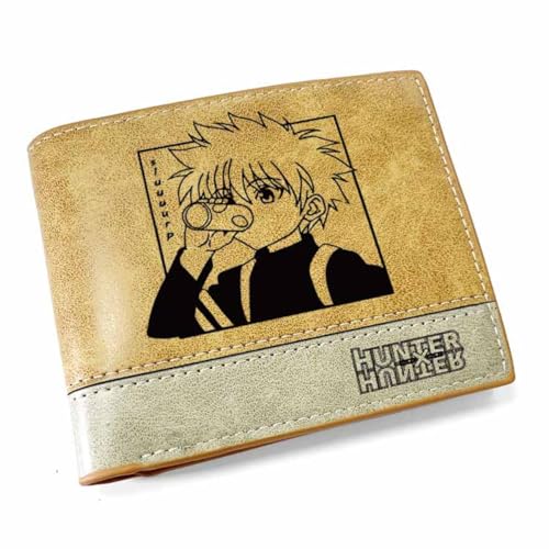 HMRGLMIE Hunters Hunters Anime Characters Wallet Slim Bifold Wallets Multi Purpose Coin Purse Foldable, Mehrfarbig, Einheitsgröße von HMRGLMIE