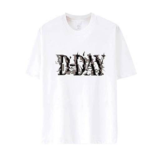 Suga Agust D Tour Merch T-Shirt D-Day K-Pop Support Baumwoll-T-Shirt für Fans A-XXL von HMRS