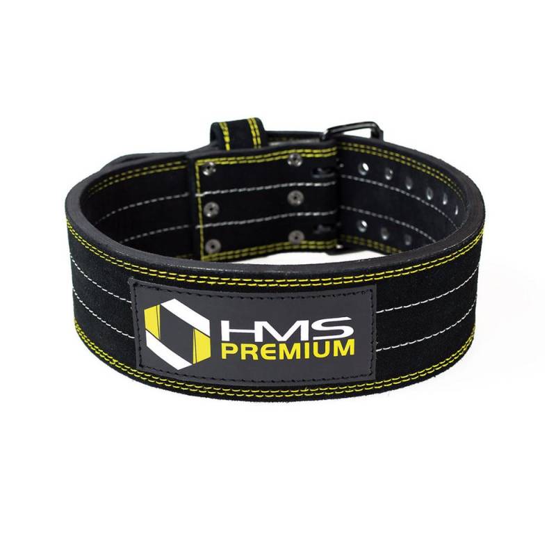 HMS Premium Bauch- und Rückenstützgürtel Gewichthebergürtel (Spar-Set, 1-tlg., Größe XXL), Unterstützt effektiv die Lendenwirbelsäule beim Krafttraining von HMS Premium