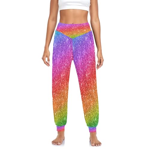 Damen Yogahose Abstrakt Regenbogen Galaxis Stern Yoga Pilates Hosen Haremshose Dance Hosen Harem Bunt Damen Yogahose Abstrakt Regenbogen Galaxis Stern Yoga Pilates Hosen Haremshose Dance Hosen Harem Bunt von HMZXZ