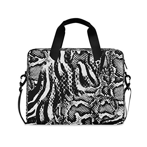 HMZXZ Tier Haut Leoparden Muster Laptoptasche 13 14 15.6 Zoll Laptop Tasche Aktentasche Hülle Notebooktasche Schulter Tasche Handtasche für Arbeit Business Uni von HMZXZ