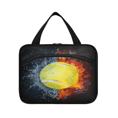 Kulturbeutel zum Aufhängen, für Damen, Herren, Jungen, Mädchen, Sport, Tennis, wasserdicht, Kosmetiktasche, Make-up-Tasche, Kulturbeutel, Organizer für Reiseutensilien, Flasche, multi, M von HMZXZ