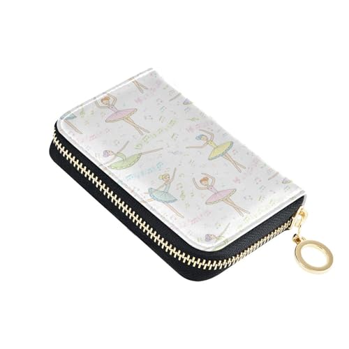 RFID-Kreditkartenetui, Brieftasche, Tanzende Ballerinas, Notizen für Frauen, Tänzerin, Leder, Reißverschluss, Kartenetui, Akkordeon-Geldbörse für Damen, Geschenk RFID-Kreditkartenetui, Brieftasche, Tanzende Ballerinas, Notizen für Frauen, Tänzerin, Leder, Reißverschluss, Kartenetui, Akkordeon-Geldbörse für Damen, Geschenk von HMZXZ