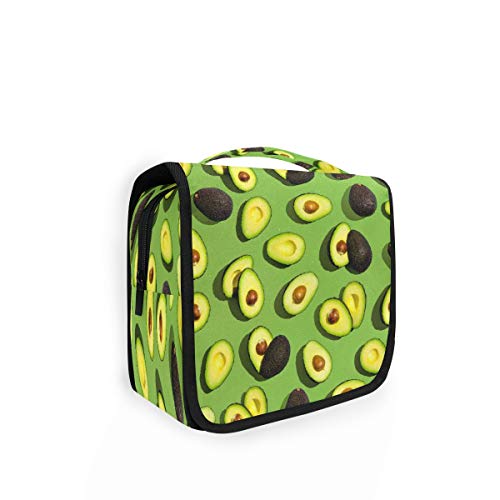 RXYY Hängend Kulturtasche Obst Avocado Muster ausklappbar Bad Turnhalle Kulturbeutel Veranstalter tragbar kosmetisch Waschtasche für Frauen Mädchen von HMZXZ