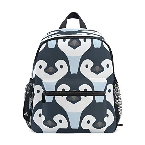 RXYY Kinder Rucksäcke Niedlich Pinguin Babies Tagesrucksäcke Reise Kleinkind Vorschule Schule Tasche Beiläufig Rucksack mit Truhe Gurt zum Mädchen Jungs von HMZXZ