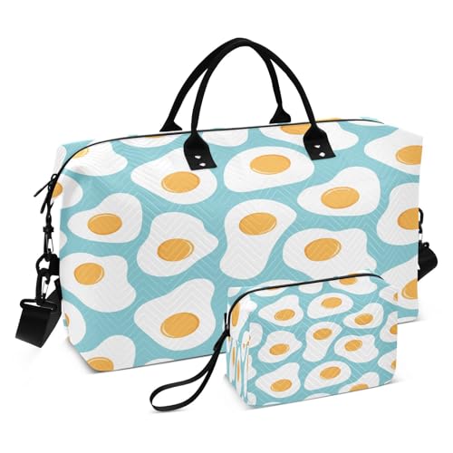 Reisetasche mit niedlichem Eiermuster für Damen und Herren, Wochenend-Tragetasche, multi Reisetasche mit niedlichem Eiermuster für Damen und Herren, Wochenend-Tragetasche, multi von HMZXZ