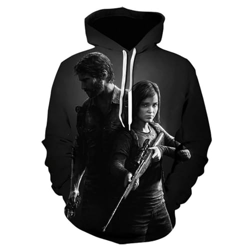 Drama Starring Hoodies Game The Last, Ellie Hoodie Couple Outfit Dating Prom, Herren Sweatshirt Damen Teenager Cosplay Uniform Mantel Anzug Kostüme (G,L) von HNDB