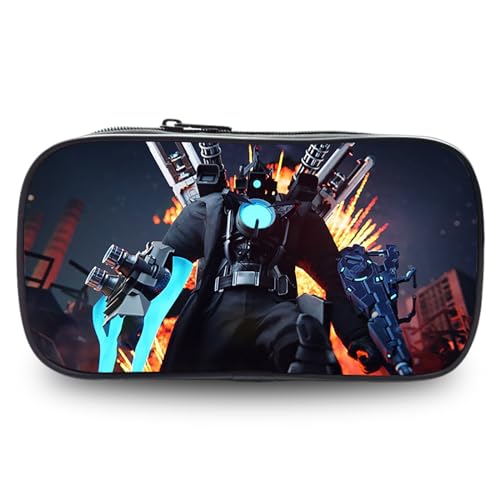 HNDB Lustiges Spiel Federmäppchen Anime Box Unisex Schreibwaren, Graffiti Schreibwaren Tasche Große Kapazität Student Pencil Cases Storage Bag Portable Pen Pouch (G,One Size) von HNDB