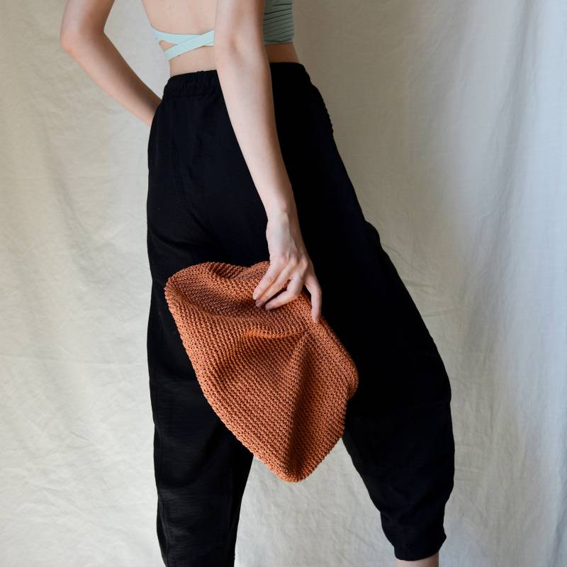 Raffia Beutel Clutch, Häkeln Stroh Tasche, Große Sommerhandtasche, Gewebte Brautjungfer Geldbörse, Korb Braut Clutch Natürliche Handgemachte von HNFhandmadeknitwear