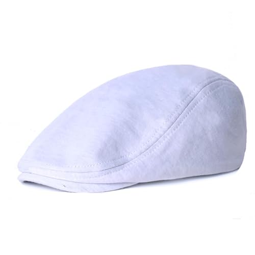 HNJKJEU Herren Schiebermütze Barett Cap, Herren Baskenmütze, Elastizität Schiebermütze Flatcap, Schiebermütze Flatcap Herren, Baskenmütze Newsboy Cap, Größe 58-60cm von HNJKJEU