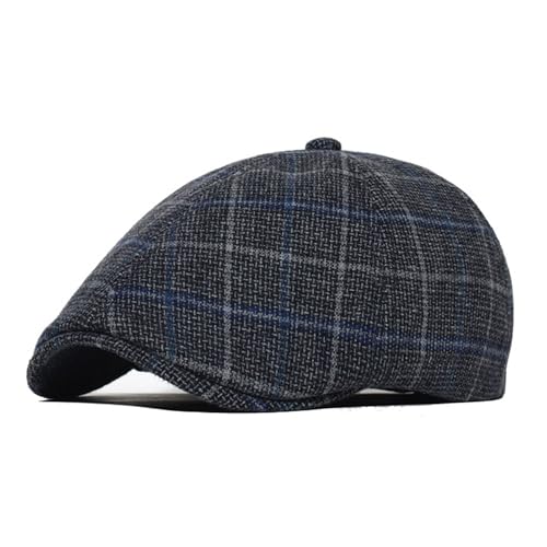 HNJKJEU Schirmmützen für Herren Schiebermütze Verstellbar Baumwolle Schiebermütze Flatcap Herren Frühling Herbst Winter Hüte Caps (#0252) von HNJKJEU