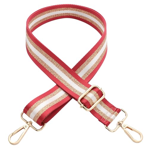 Verstellbarer Schulterriemen für Taschen 3.8cm Schultergurt Taschengurt Taschengurte zum Wechseln Taschengurt Breit für Schultertasche Tragetaschen und Handtaschen von HNJKJEU