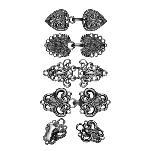 3 Stück Vintage Pullover Schal Clips Retro Strickjacke Kragen Clips Hemd Brosche Clips für Frauen Mädchen Tragen,Pullover Clips Vintage Kreative Strickjacke Klipp Strass Design Cardigan Kragen Buckle von HNJUSR