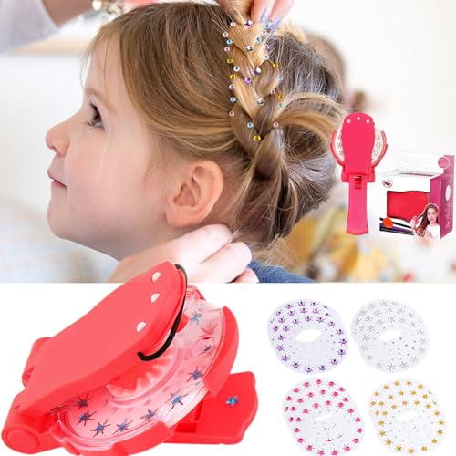 Hair Bedazzler Kit,180 PCS Glitzersteine und 1PCS Diamond Hair Machine,Hair Gemstone Styler,Hair Glitter Machine,Zum Aufhellen von Haaren, Kleidung, Accessoires Hair Bedazzler Kit,180 PCS Glitzersteine und 1PCS Diamond Hair Machine,Hair Gemstone Styler,Hair Glitter Machine,Zum Aufhellen von Haaren, Kleidung, Accessoires von HNLMZ