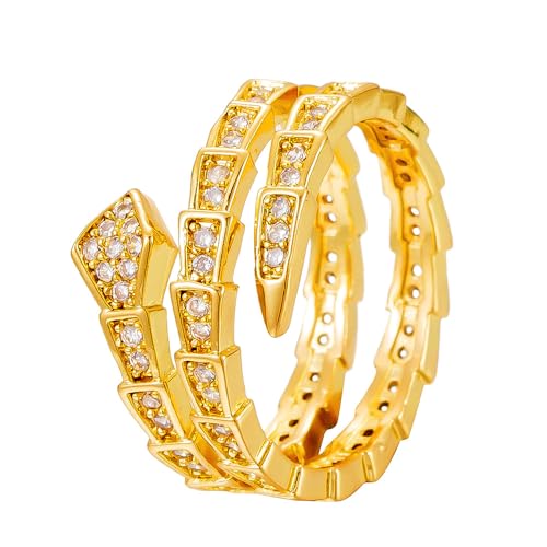 HNMZZPL Trendiger, verstellbarer Schlangenring für Damen, der herausragende Ring in Ihren Fingern ist HNMZZPL Trendiger, verstellbarer Schlangenring für Damen, der herausragende Ring in Ihren Fingern ist von HNMZZPL
