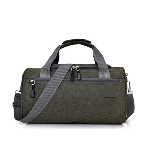 Reisetasche Outdoor Männer Reisen Sport Taschen Leichtes Gepäck Business Zylinder Handtasche Frauen Outdoor Duffel Wochenende Umhängetasche Umhängetasche Pack(Green) von HNULGVI