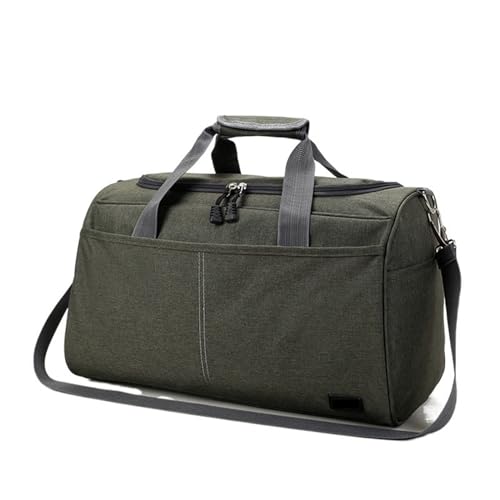 Reisetasche Oxford Tuch Frauen Reisetasche Wasserdicht Männer Business Reise Duffle Gepäck Verpackung Handtasche Schulter Lagerung Taschen Urlaub Tote(ArmyGreen Small Size) von HNULGVI