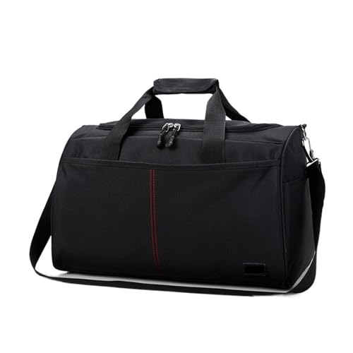 Reisetasche Oxford Tuch Frauen Reisetasche Wasserdicht Männer Business Reise Duffle Gepäck Verpackung Handtasche Schulter Lagerung Taschen Urlaub Tote(Black Small Size) von HNULGVI