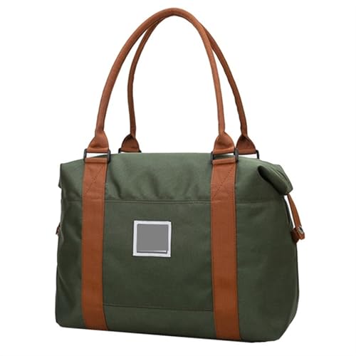 Reisetasche Reisetasche Große Kapazität Männer Hand Gepäck Reise Seesäcke Wochenende Taschen Frauen Multifunktionale Reisetaschen Malas De Viagem(Green Large) von HNULGVI