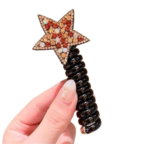 spiralhaargummi 1 paar Erwachsene Telefon Kabel Ring Nette Haar Ring Große Matt Erwachsene Haar Krawatte Kopf Ring kinder Telefon Hephone kabel(231) von HNULGVI