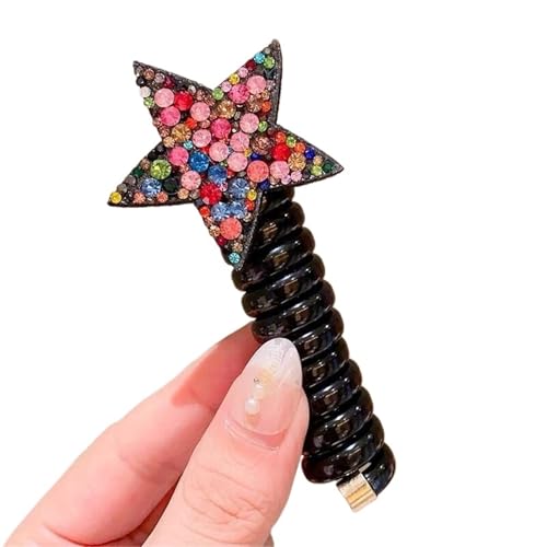 spiralhaargummi 1 paar Erwachsene Telefon Kabel Ring Nette Haar Ring Große Matt Erwachsene Haar Krawatte Kopf Ring kinder Telefon Hephone kabel(232) von HNULGVI