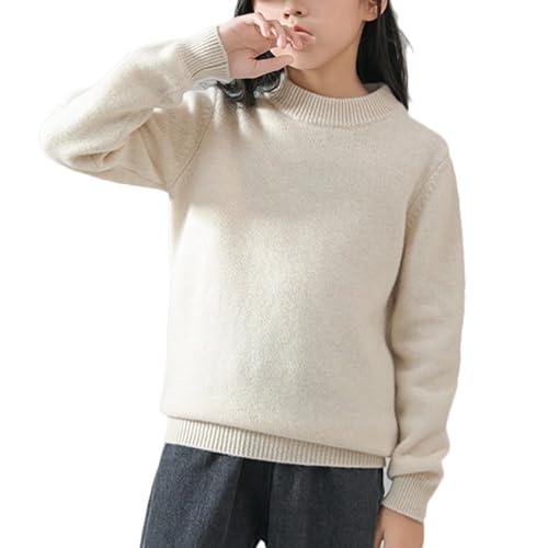 HNVAVQ 100% Kaschmir Strickpullover Kinder Jungen Mädchen Pullover Kinder Strickpullover von HNVAVQ
