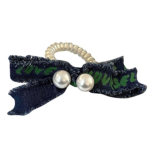 Blaue Jeans-Stirnbänder für Mädchen, elegante Damen-Kopfbedeckung, Haargummi, Zubehör, elegante Frühlings-Haarbänder, Geburtstagsparty, leichtes Haarband von HNsdsvcd