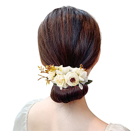 Blumen-Haarkämme für Frauen, florale Haarkämme, Braut-Haarkamm, Kopfschmuck, Hochzeitshaarkamm, Seitenkamm, Hochzeitshaarkamm von HNsdsvcd