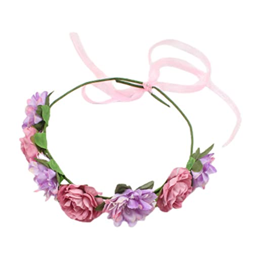 Blumenkronen, Haarkranz, Blumenstirnbänder, Damen, Brautblumenkronen für Hochzeit, Brautschmuck, Blumenkränze, Haarkranz von HNsdsvcd