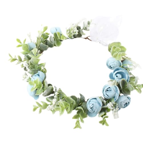 Brautblumen-Haarbänder für Hochzeit, Blumen-Haarbänder, Blumen-Haarbänder, Blumenkranz, Blumen-Haarbänder für Damen von HNsdsvcd