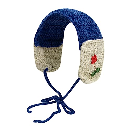 Damen-Turban, Blumen-Stirnband, Blumen-Kopfbedeckung, gestricktes Haarband, Ohrenklappe, Mädchen, Urlaub, Foto, Dame, Turban, handgefertigt, gestrickt, Ohrenschutz von HNsdsvcd