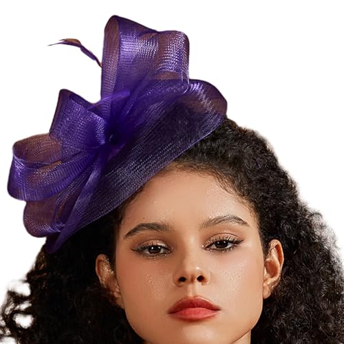 Elegante Damen-Auftritte Federgarn 1920er Jahre Kopfschmuck Halloween Cosplay Haarband Mittelalter Feder Stirnbänder Fascinator Stirnband für Frauen Fascinator für Frauen Abschlussball Party Stirnband von HNsdsvcd