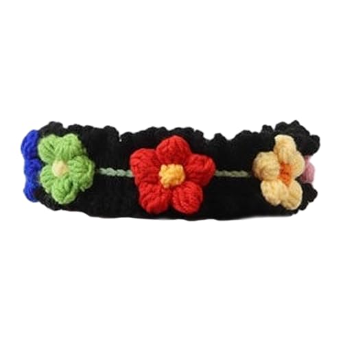 Elegante breite Haarbänder, Foto-Requisiten, breites Stirnband, Blume, Kopfschmuck, Bohemia-Stirnband für Musikfestivals, florales Haar-Accessoire von HNsdsvcd