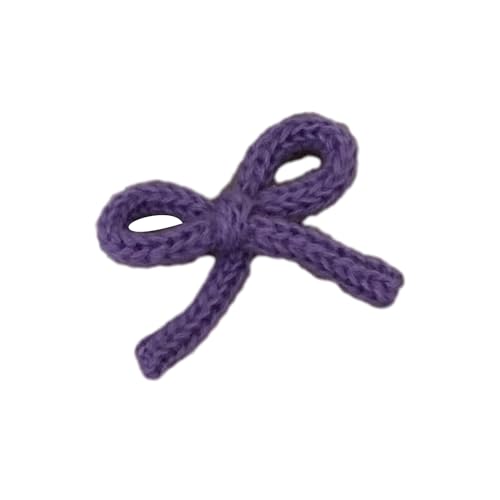 Elegante gestrickte Haarspange mit Schleife, französischer Haarspange, süßer Entenschnabel-Clip, Seitennadel, rutschfester Zopf-Clip für Haarformung, Damen-Haarspange für Freizeitkleidung von HNsdsvcd