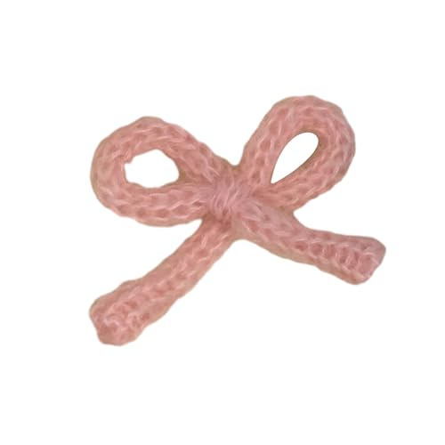 Elegante gestrickte Haarspange mit Schleife, französischer Haarspange, süßer Entenschnabel-Clip, Seitennadel, rutschfester Zopf-Clip für Haarformung, Damen-Haarspange für Freizeitkleidung von HNsdsvcd