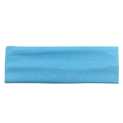 Fitness-Sport-Stirnband für Damen, einfarbig, afrikanisches Haarband, elastisch, saugfähig, breites Stirnband für Yoga, Workout, Fitness-Haarband von HNsdsvcd