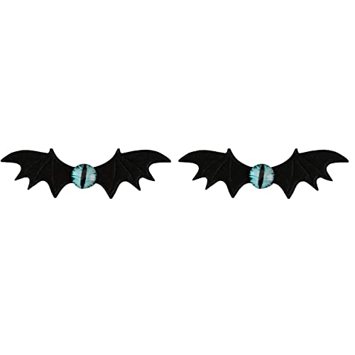 Fledermaus-Haarspange, coole große schwarze Flügel, Teufelsauge, Haarnadeln, Mädchen, dekorative Halloween-Haarschmuck, Haarspangen, Fledermausflügel, Haarspange, große Gothic-Punk-Haarschmuck für von HNsdsvcd