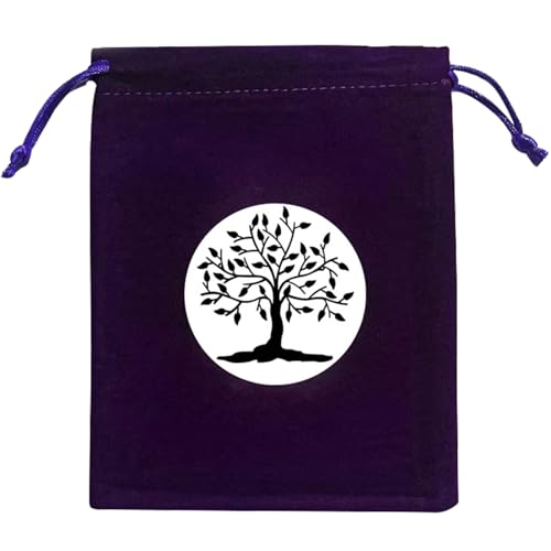 HNsdsvcd Divinations Tarotkarten-Würfeltasche, Hochzeitstasche, Tischdecke, Orakel, Kartenspiel, Tasche, Schmuckaufbewahrung, Kordelzug, Tarotbeutel, Kordelzug, Schmuckbeutel, J004 von HNsdsvcd