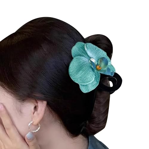 Haarklammer für Damen, künstliche Orchideen, Haarspange, Bananen-Clip, Haarklammer, Haarspangen, dekorative Haarspange, Blumen-Haarspange von HNsdsvcd