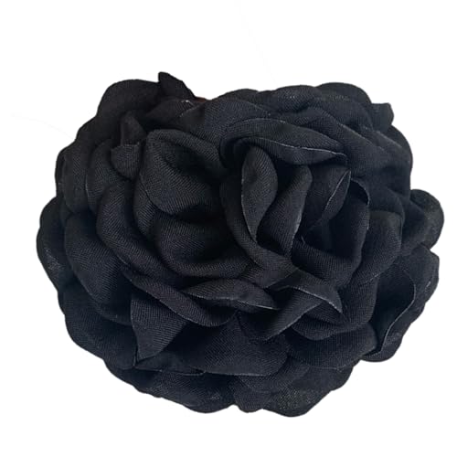 Haarklammer mit 3D-Rose, süße Haarklammer, Haarschmuck, niedliche Verzierung, Haarklammer, Haarschmuck, Haarklammer für Damen von HNsdsvcd