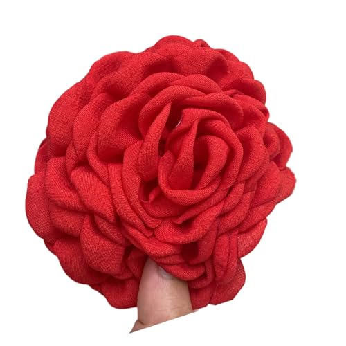 Haarklammer mit 3D-Rose, süße Haarklammer, Haarschmuck, niedliche Verzierung, Haarklammer, Haarschmuck, Haarklammer für Damen von HNsdsvcd