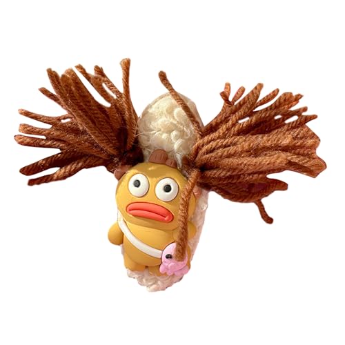 Haarspange, Clown-Zöpfe, Cartoon-Pony-Clip, süße Mädchen-Haarspange, Kopfschmuck, Haarschmuck, bezaubernde Haarnadel, Haarspange für Erwachsene von HNsdsvcd