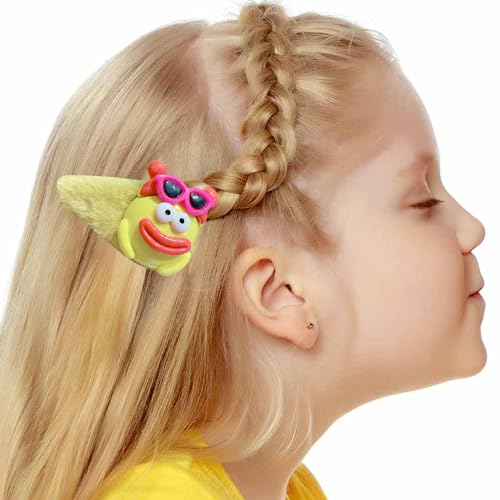 Haarspange für Mädchen, lustige Haarspange, Y2K, bezaubernder Kopfschmuck, Haarschmuck, Clown-Cartoon-Clip, Haarnadel, niedliche Haarspange von HNsdsvcd