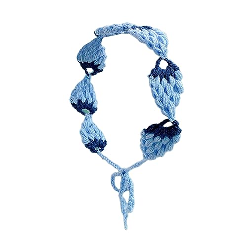 Häkel-Erdbeer-Stirnband, Raffhalter, Winter-Ohrwärmer, Erdbeer-Stirnband für Mädchen, Foto-Requisiten, Strickhaarband, Strickhaarbänder für Frauen von HNsdsvcd