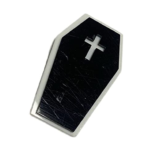 Harajuku Handgefertigte Gothic Ohrring Frauen Mädchen Kreuz Sarg Haarnadeln Haarspange Y2K weibliche Haarnadel Seitenclip Haarschmuck Kreuz Haarspange für Zöpfe von HNsdsvcd